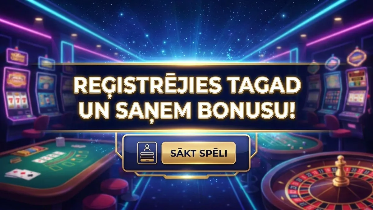 Reģistrācija ar bonusu